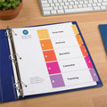 Avery Dividers, 5 Tabs, Ready Index (3 Sets of 11070), White, 12 / Carton, AVE11070