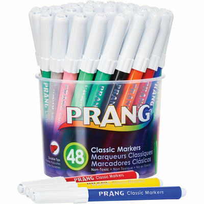 Dixon Ticonderoga Prang Classic Bullet Tip Art Markers, 48 / Set, DIX80848