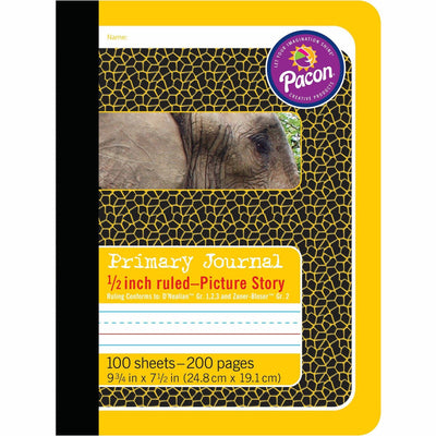 Dixon Ticonderoga Pacon Primary Journal Composition Book, 7 1/2" x 9 3/4", PAC2426