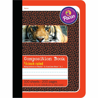 Dixon Ticonderoga Pacon Primary Journal Dotted Midline Comp Book, 7 1/2" x 9 3/4", PAC2427
