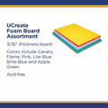 Dixon Ticonderoga UCreate Economy Foam Boards, Assorted, 12 / Carton, PAC5512