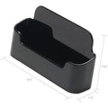 Deflecto Single Business Card Holder, Black, DEF90104