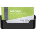 Deflecto Single Business Card Holder, Black, DEF90104