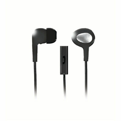 Maxell In-Ear Earbuds with Microphone and Remote, Black, MAX190300