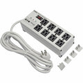 Eaton Tripp Lite series 8-outlet Premium Surge Suppressor, Light Gray, TRPISOBAR8ULTRA