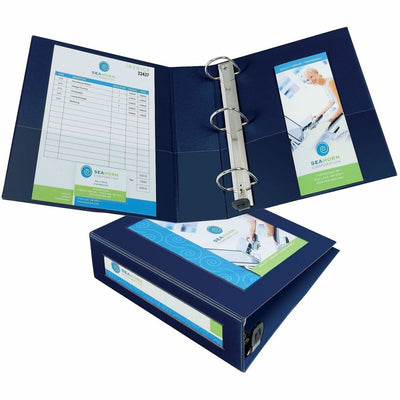 Avery Heavy-Duty Framed View 3-Ring Binder, Navy Blue, 8 1/2" Width x 11" Length, AVE68038