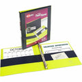 Avery 1/2" Two-Tone View 3-Ring Binder With Pockets, White, 8 1/2" Width x 11" Length, 12 / Carton, AVE17241