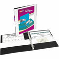 Avery 1/2" Two-Tone View 3-Ring Binder With Pockets, White, 8 1/2" Width x 11" Length, 12 / Carton, AVE17241