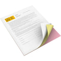Domtar Xerox Bold Digital Carbonless Paper - White, Pink, 8 1/2" x 11", 5 / Carton, XER3R12426