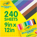 Crayola Construction Paper, Assorted, 1 Pack, CYO993200