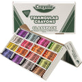 Crayola Triangular Anti-roll Crayons, Blue Green, 1 Box, CYO528039