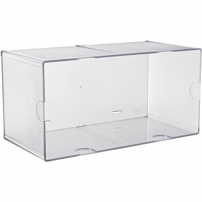 Deflecto Stackable Cube Organizer, Clear, DEF350501