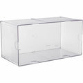 Deflecto Stackable Cube Organizer, Clear, DEF350501