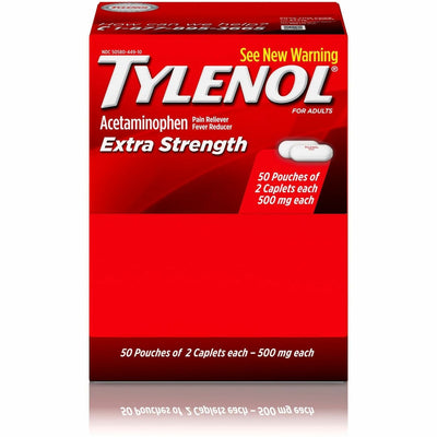 Johnson & Johnson Consumer . Tylenol Extra Strength Caplets, 1 Box, JOJ44910