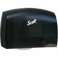 Kimberly-Clark Scott Essential Coreless Jumbo Roll Toilet Paper Dispenser, Black, 1 x Roll, KCC09602