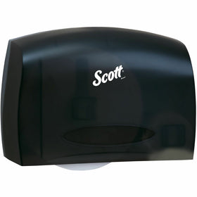 Kimberly-Clark Scott Essential Coreless Jumbo Roll Toilet Paper Dispenser, Black, 1 x Roll, KCC09602