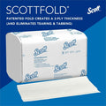 Kimberly-Clark Scott Pro Scottfold Multifold Paper Towels with Absorbency Pockets, White, 1 Carton, KCC01960