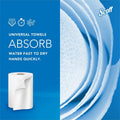 Kimberly-Clark Scott Essential Universal Hard Roll Towels with Absorbency Pockets, White, 1 Carton, KCC01040