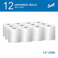 Kimberly-Clark Scott Essential Universal Hard Roll Towels with Absorbency Pockets, White, 1 Carton, KCC01040