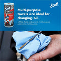 Kimberly-Clark Scott Original Shop Towels, Blue, 1 Carton, KCC75130