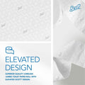 Kimberly-Clark Scott Coreless High-Capacity Jumbo Roll Toilet Paper with Elevated Design, White, 12 / Carton, KCC07006
