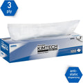 Kimberly-Clark KIMTECH Delicate Task Wipers - Pop-Up Box, White, 1 Box, KCC34743