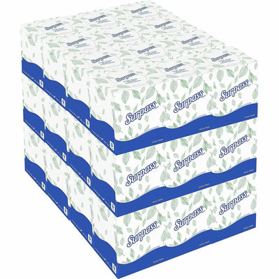 Kimberly-Clark Surpass Facial Tissue Cube for Business, White, 1 Carton, KCC21320