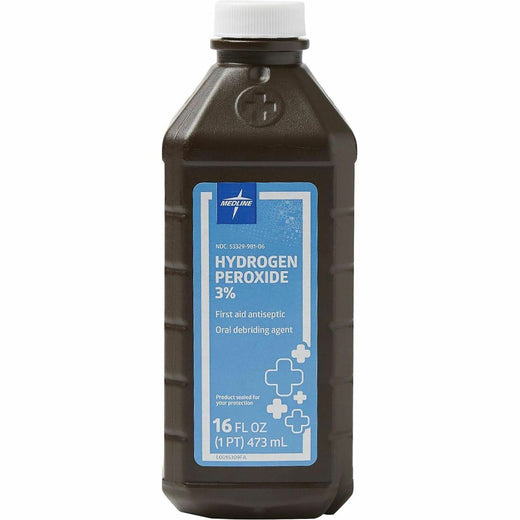 Medline 3 Percent USP Hydrogen Peroxide, 1 Each