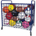 Champion Sports Full Size Lockable Ball Locker, Blue, CSILFX