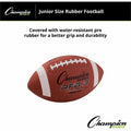 Champion Sports Junior Rubber Football, CSIRFB3