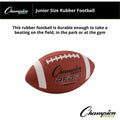 Champion Sports Junior Rubber Football, CSIRFB3
