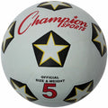 Champion Sports Rubber Soccer Ball Size 5, Red, CSISRB5