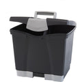ERA Storex Portable file Box with Drawer, Black, 1 Carton, STX61523U01C