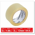 Universal Heavy-Duty Box Sealing Tape, 3" Core, 1.88" x 54.6 yds, Clear, 6/Pack, UNV93000