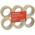 Universal Heavy-Duty Box Sealing Tape, 3" Core, 1.88" x 54.6 yds, Clear, 6/Pack, UNV93000