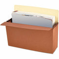 Universal Straight Tab Cut Letter Expanding File, Brown, 8 1/2" Width x 11" Length, 10 Box, UNV15262