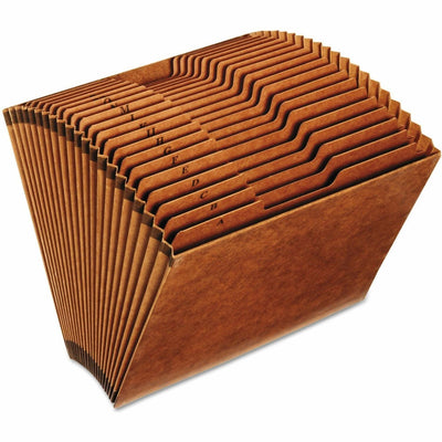 Universal 1/21 Tab Cut Letter Expanding File, Brown, 8 1/2" Width x 11" Length, UNV13910