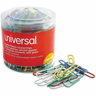 Universal Paper Clip, Yellow, 250 / Pack, UNV95000