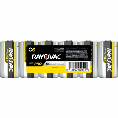 Energizer Rayovac Ultra Pro Alkaline C Batteries, 6 / Pack, RAYALC6J