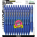 Zebra Z-Grip Retractable Ballpoint Pens, 24 / Pack, ZEB12225