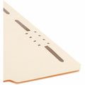 Smead 1/3 Tab Cut Letter Recycled Fastener Folder, Manila, 8 1/2" Width x 11" Length, 50 / Box, SMD14600