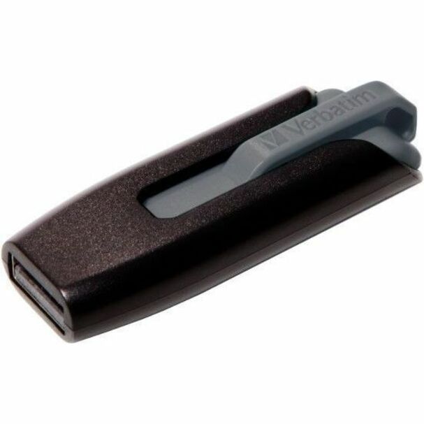 Verbatim 32GB Store 'n' Go V3 USB 3.2 Gen 1 Flash Drive - Gray, 0.8" x 0.6", Capless, VER49173