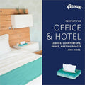 Kimberly-Clark Kleenex Professional Facial Tissue in Flat Tissue Boxes, White, 64 / Carton, KCC21195