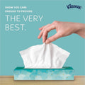 Kimberly-Clark Kleenex Professional Facial Tissue in Flat Tissue Boxes, White, 64 / Carton, KCC21195