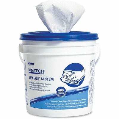 Kimberly-Clark KIMTECH Wipers for Solvents, White, 6 / Carton, KCC06001