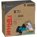 Kimberly-Clark Wypall PowerClean X70 Medium Duty Cloths - Pop-Up Box, White, 100 / Box, KCC41455