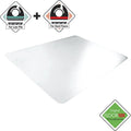 Floortex Cleartex Unomat Anti-Slip Rectangular Chair Mat Hard Floors and Carpet Tiles, FLR1215020ERA