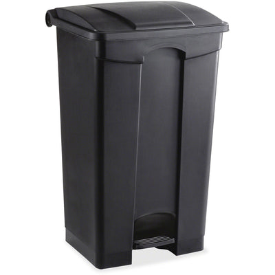 Safco Plastic Step-on Waste Receptacle, Black, 23 gal, SAF9923BL