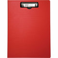 Baumgartens Mobile OPS Portfolio Clipboard Vertical RED (61632), 8 1/2" Width x 11" Length, BAU61632