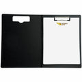 Baumgartens Mobile OPS Portfolio Clipboard Vertical BLACK (61634), 8 1/2" Width x 11" Length, BAU61634